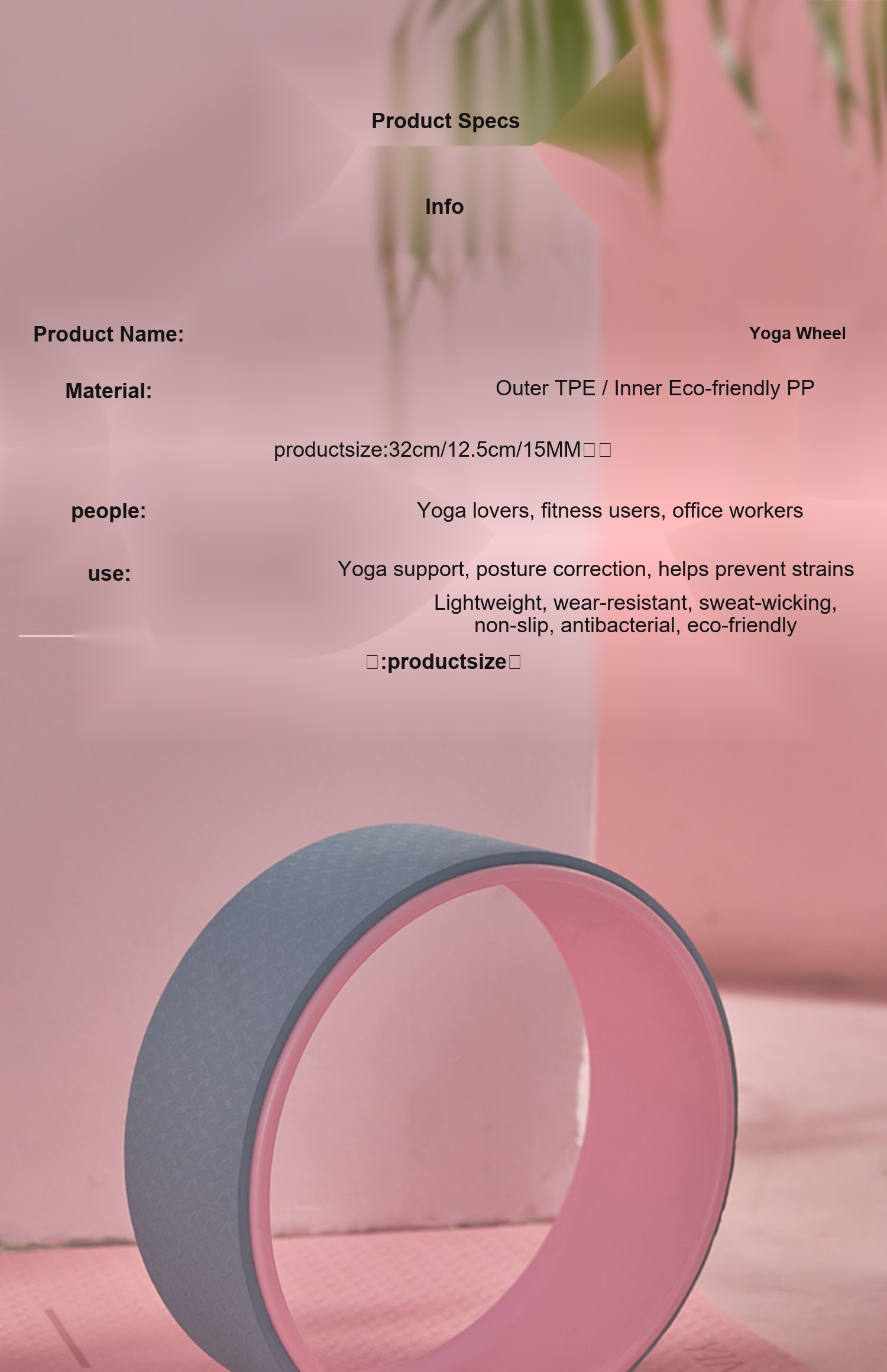 Yoga Accessories Yoga Wheel 011